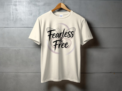 Fearless and Free Butterfly Graphic T-Shirt product type
