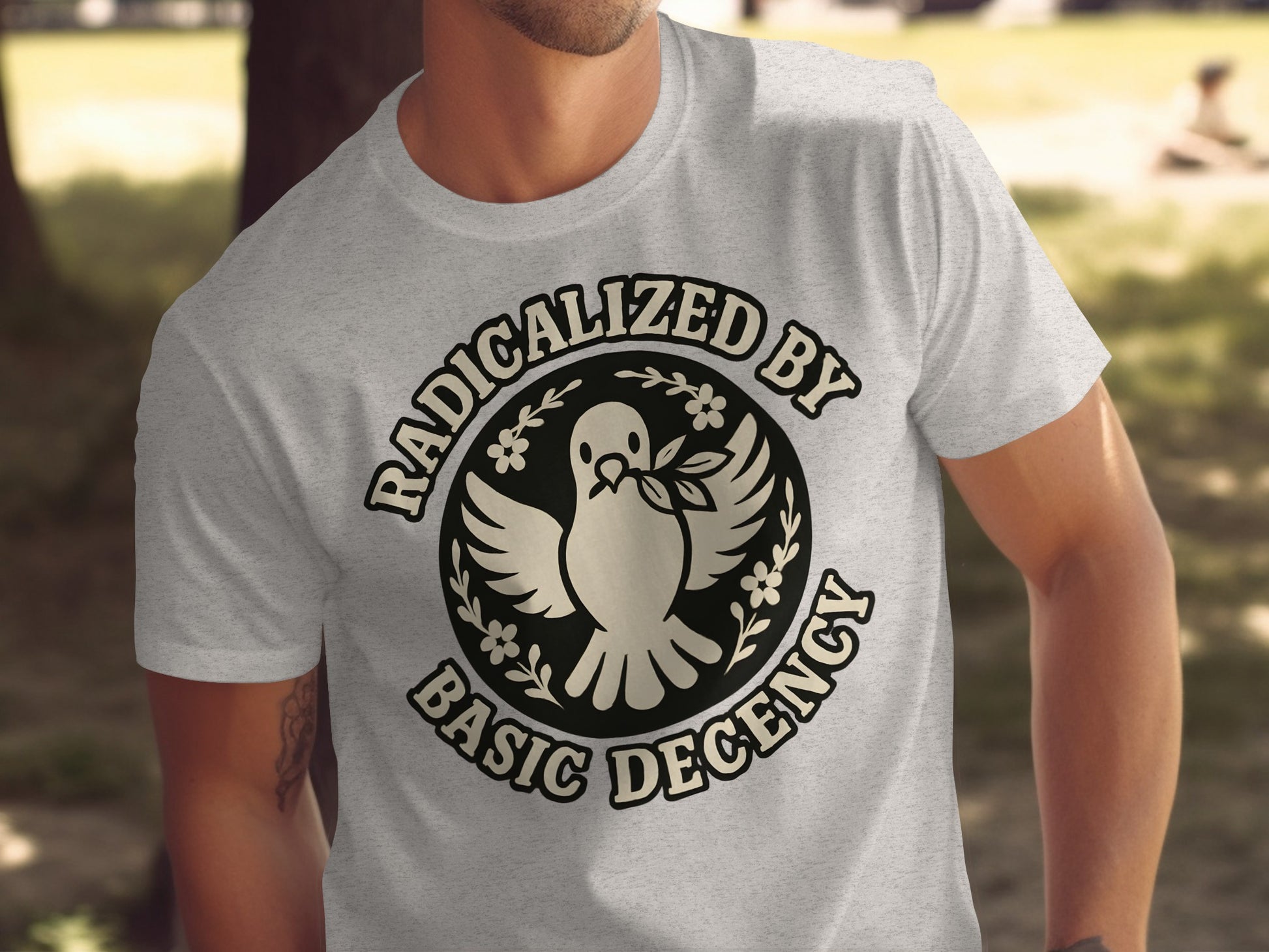 Radicalized By Basic Decency Graphic T-Shirt product