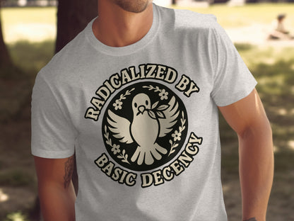 Radicalized By Basic Decency Graphic T-Shirt product