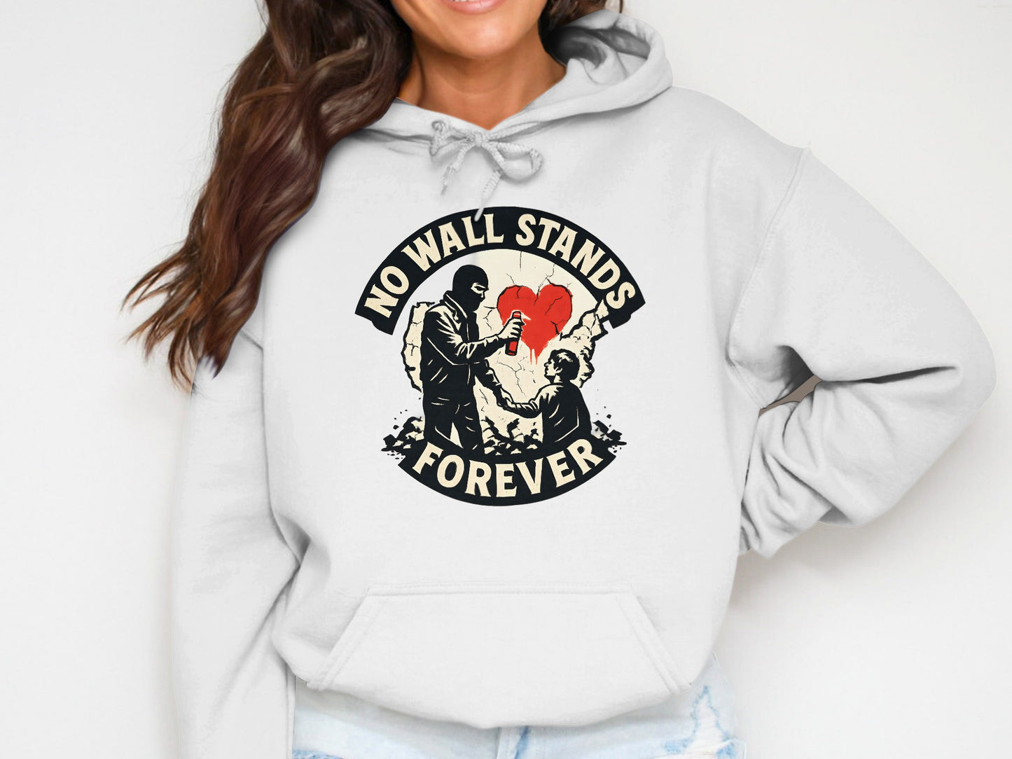 No Wall Stands Forever Graphic Hoodie product type