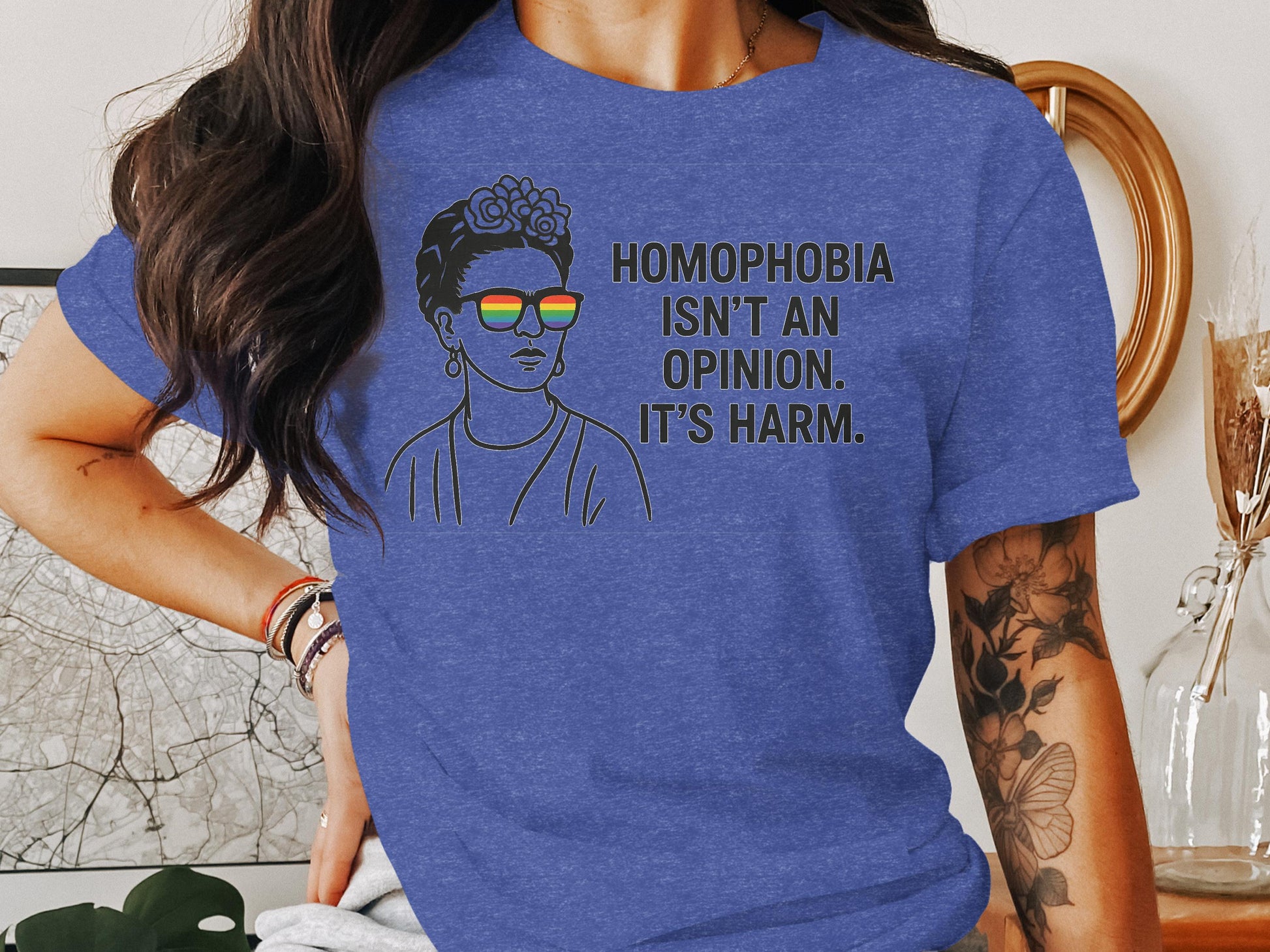 Homophobia Isn't An Opinion It's Harm t-shirt product