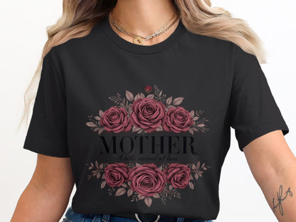 Mother Floral Design with Roses Graphic Tee product
