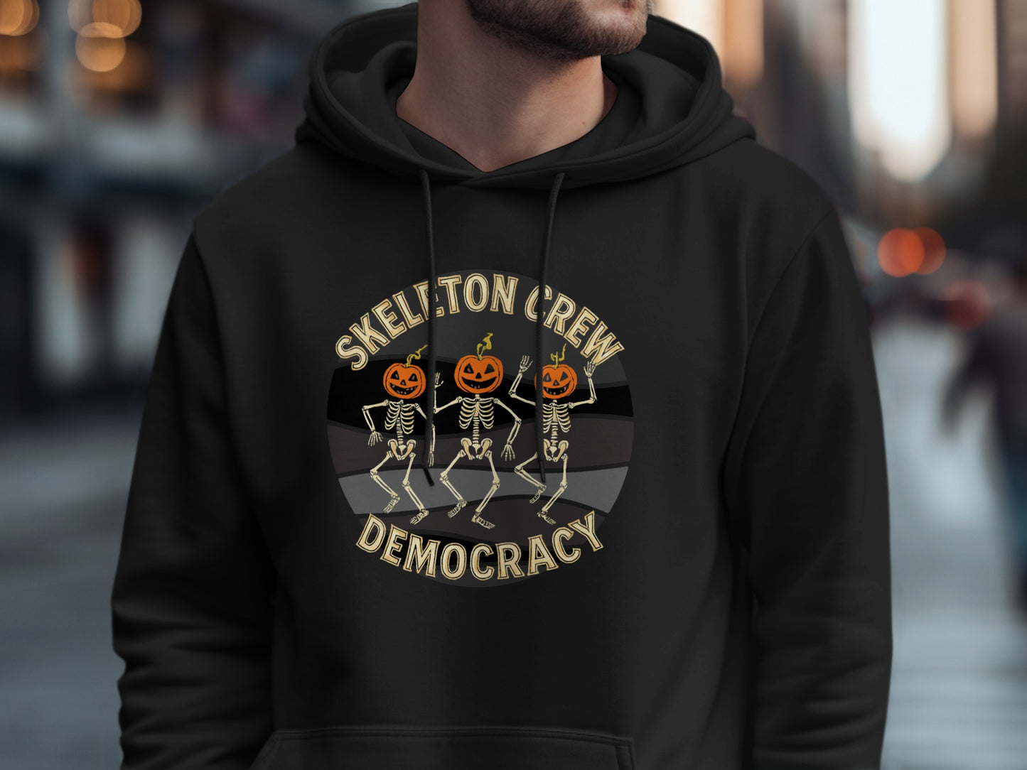 Skeleton Crew Democracy Graphic Hoodie Product