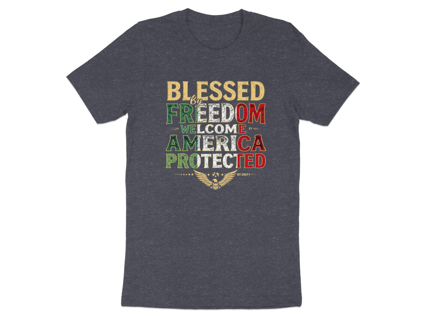 Blessed by Freedom Welcome Protected Graphic T-Shirt Product