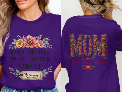 Motherhood Equals 24/7 Customer Service MOM product
