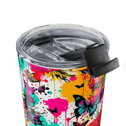 Colorful Butterfly Design Insulated Tumbler Product