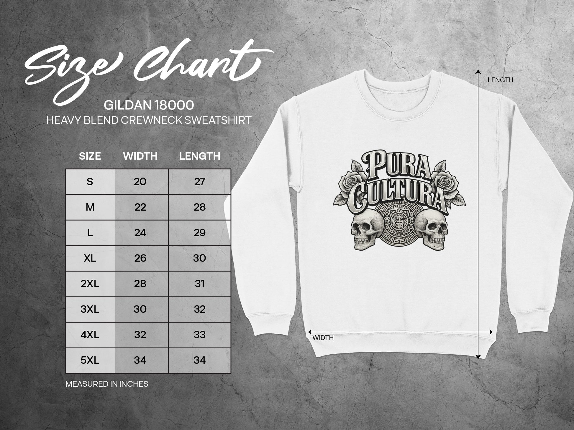 Pura Cultura Design Gildan 18000 Crewneck Sweatshirt product