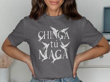 Chinga Tu Maga Graphic Statement T-shirt product type