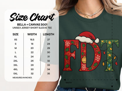 Christmas Themed FDT Short Sleeve Tee
