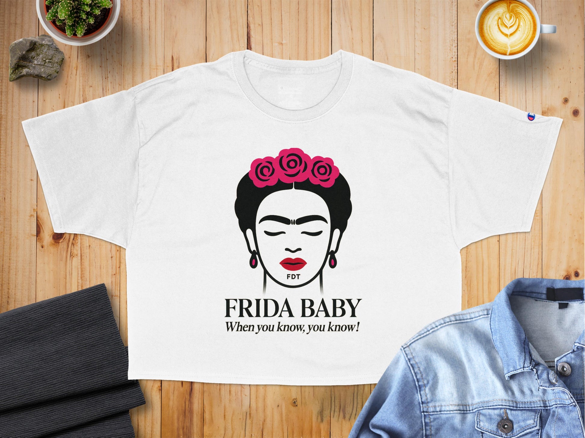 Frida Baby Graphic Printed White T-shirt product