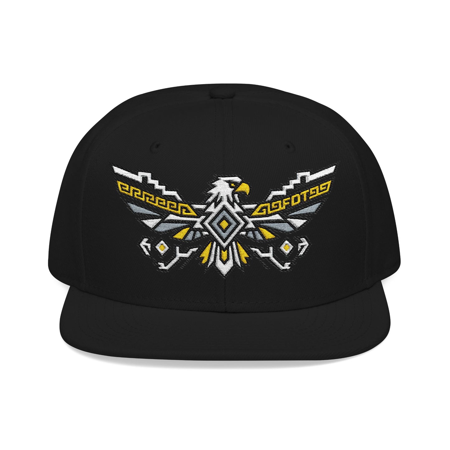 Black snapback hat with embroidered eagle and "96FOT99" text.
