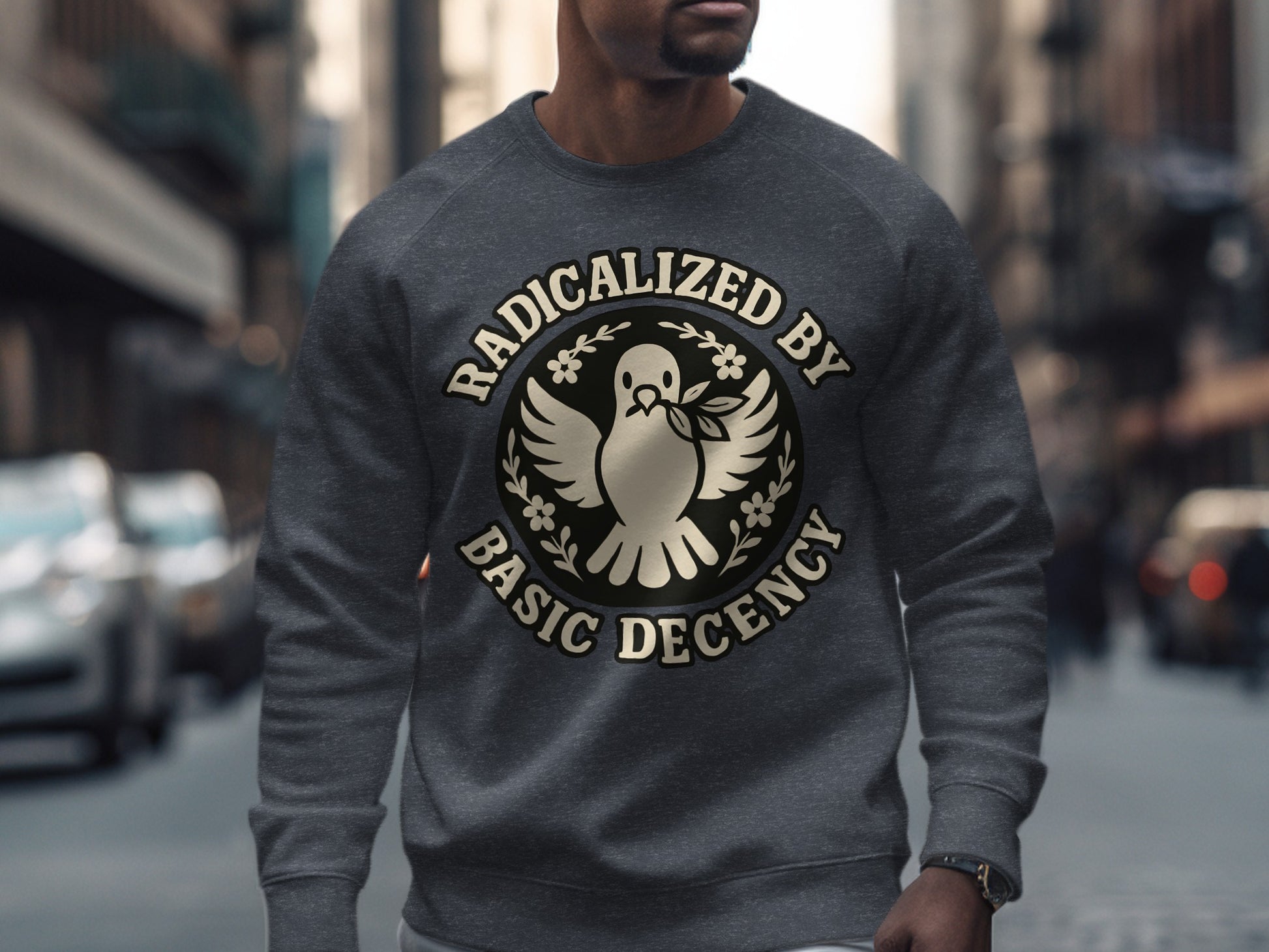 Radicalized by Basic Decency Design Shirt product