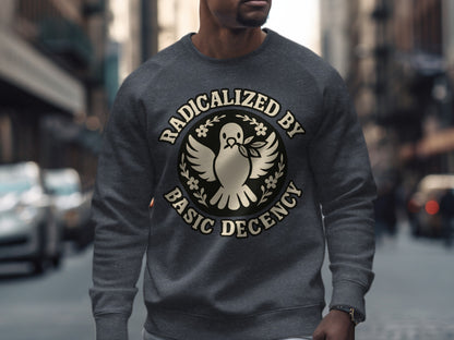 Radicalized by Basic Decency Design Shirt product