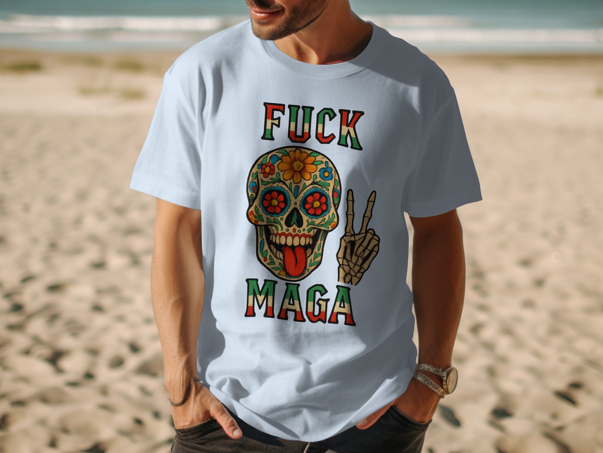 Controversial Political Statement Graphic Shirt product