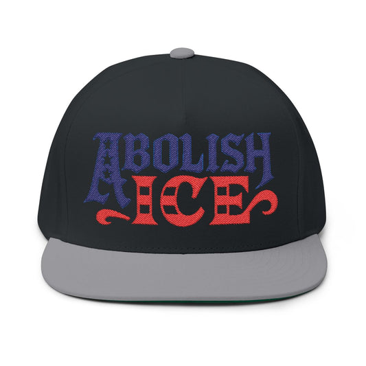 Abolish ICE Embroidered Stylish Snapback Hat