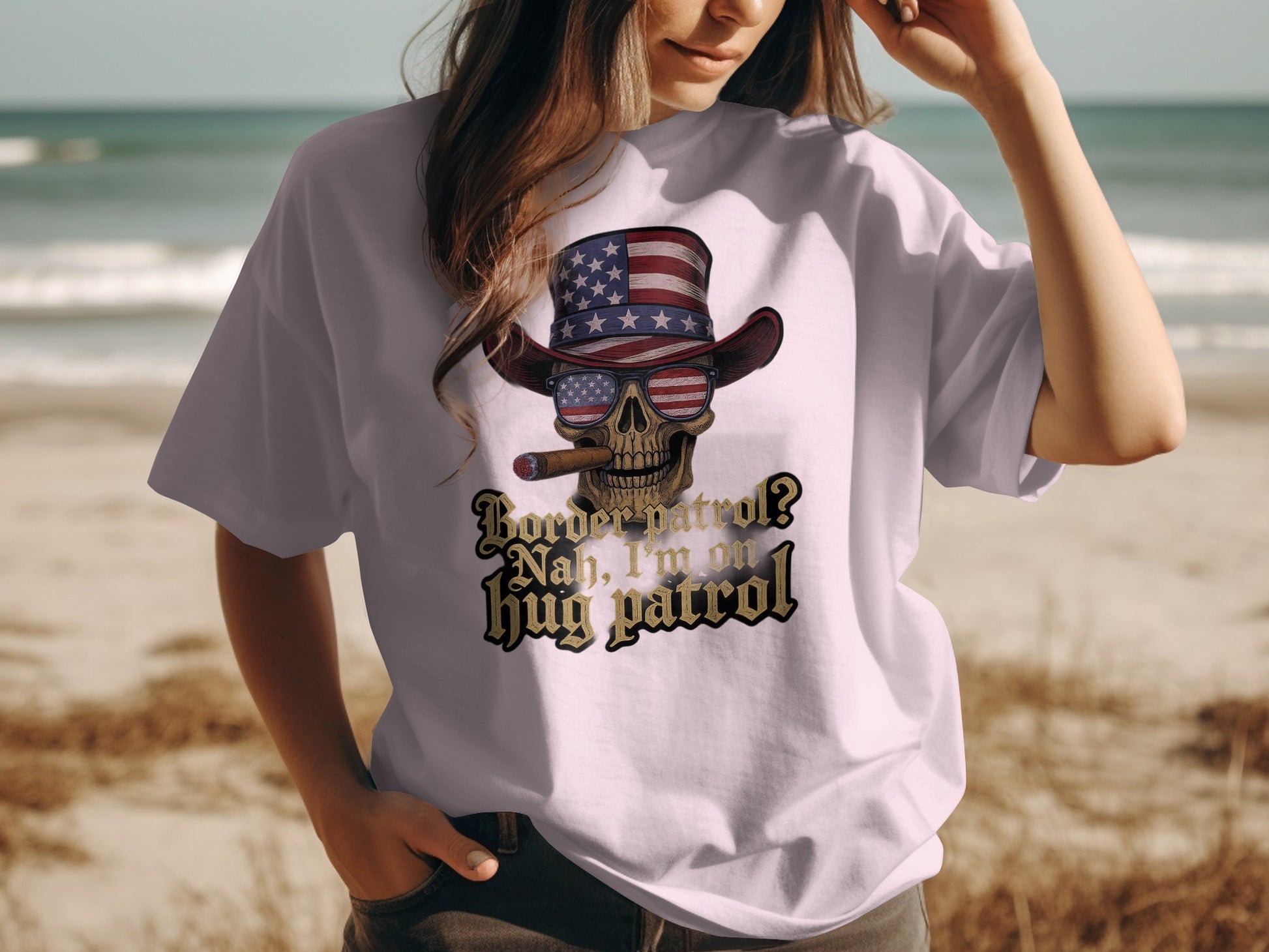 Border Patrol Nah I'm On Hug Patrol T-Shirt product