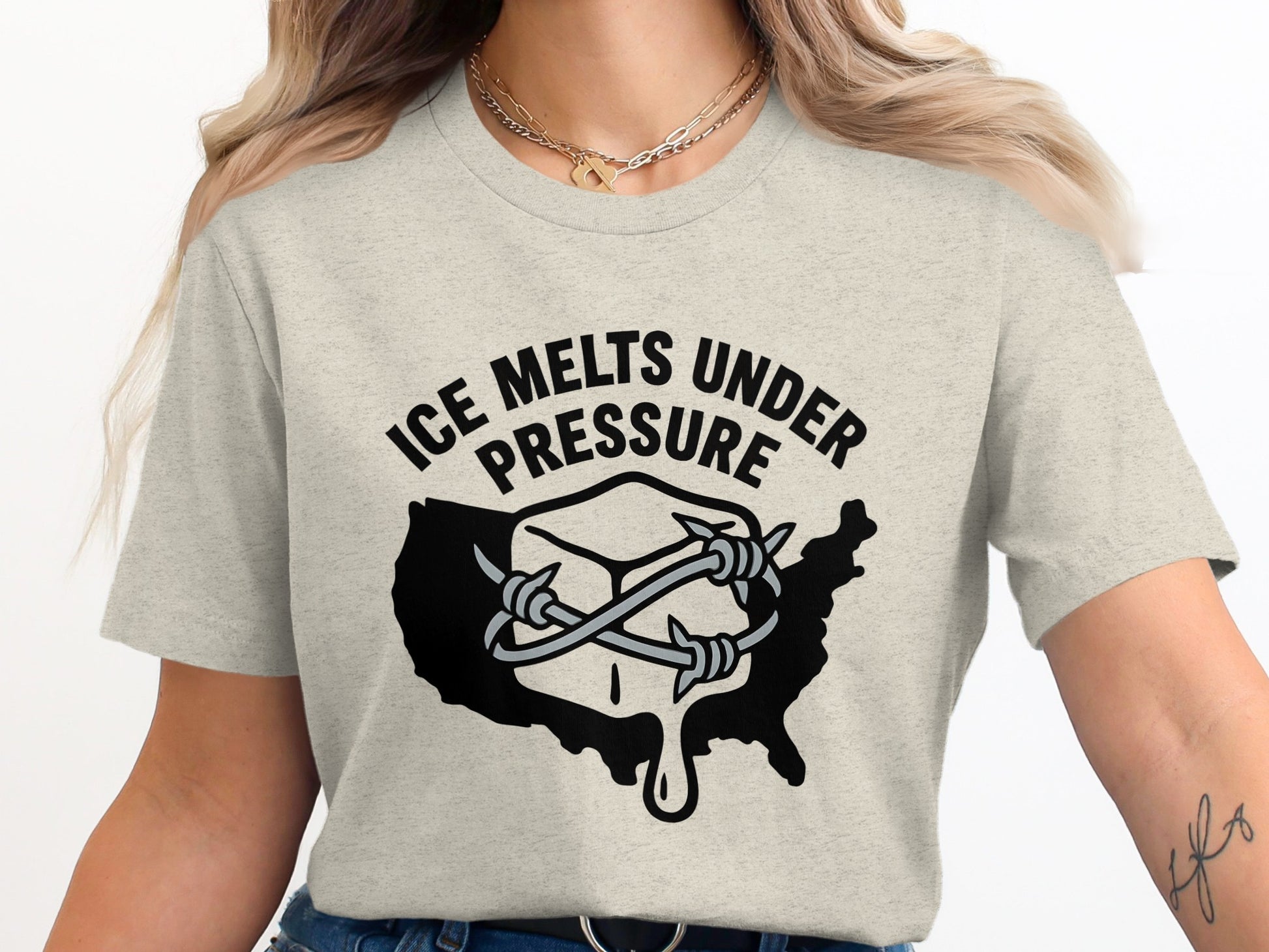 Ice Melts Under Pressure Graphic T-Shirt product