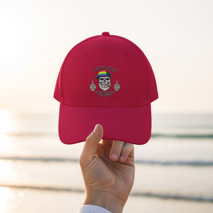 Red Lucho Libre Mask Design Baseball Cap Hat Adjustable product
