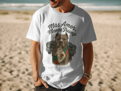 Más Amor Menos Trump Graphic T-Shirt product