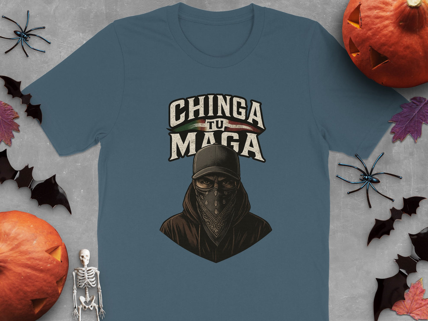 Chinga Tu Maga Graphic Design Halloween T-Shirt product type