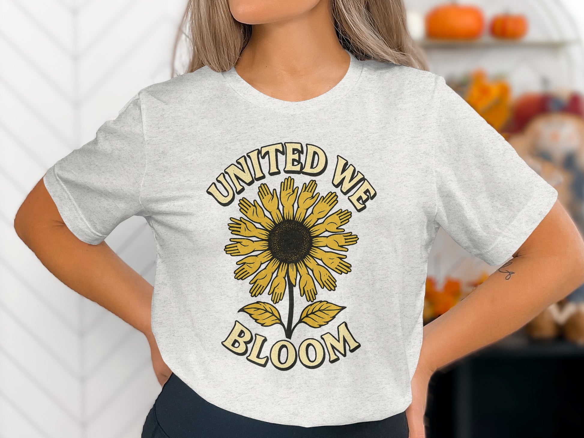 United We Bloom Sunflower Graphic T-Shirt product type