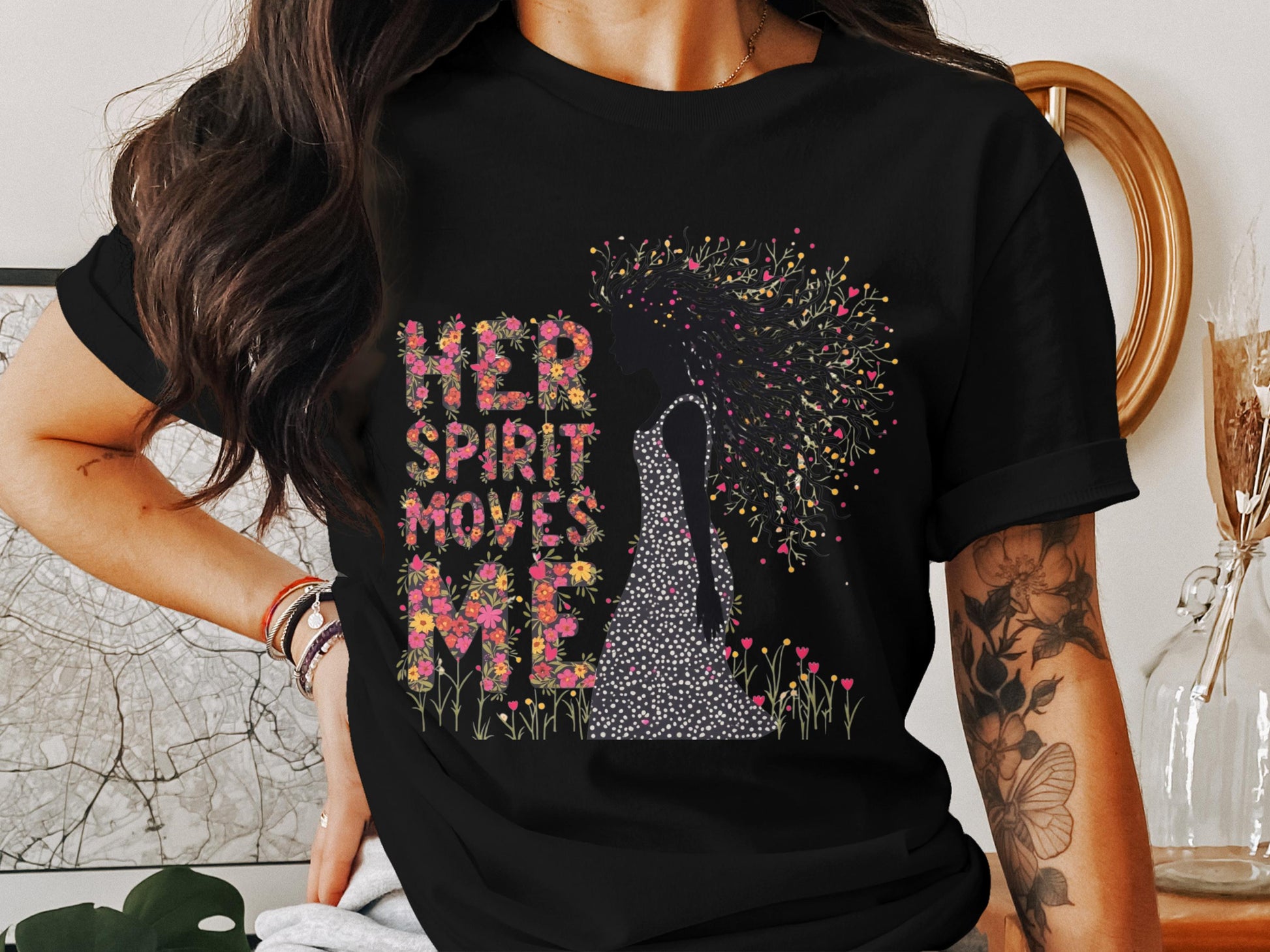 Her Spirit Moves Me Graphic Tee Shirt product