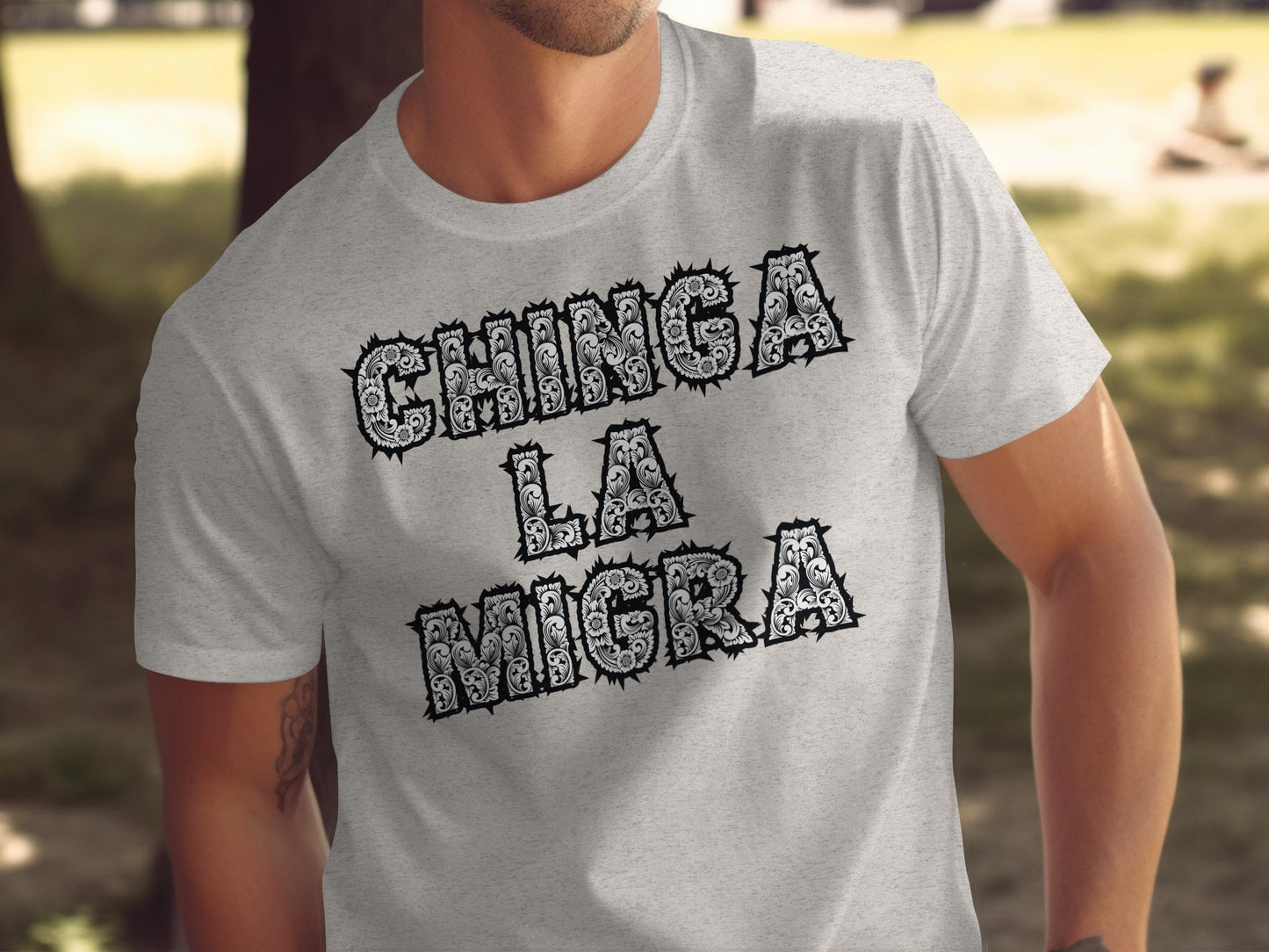 Chinga La Migra Graphic Statement T-shirt product