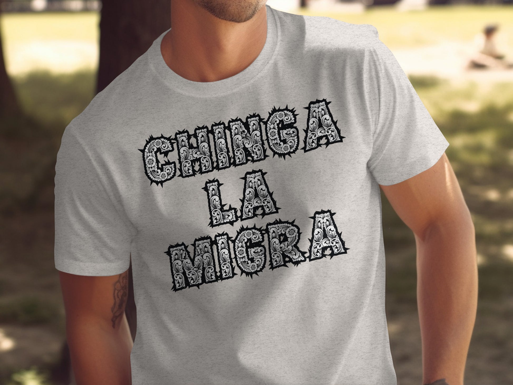 Chinga La Migra Graphic Statement T-shirt product