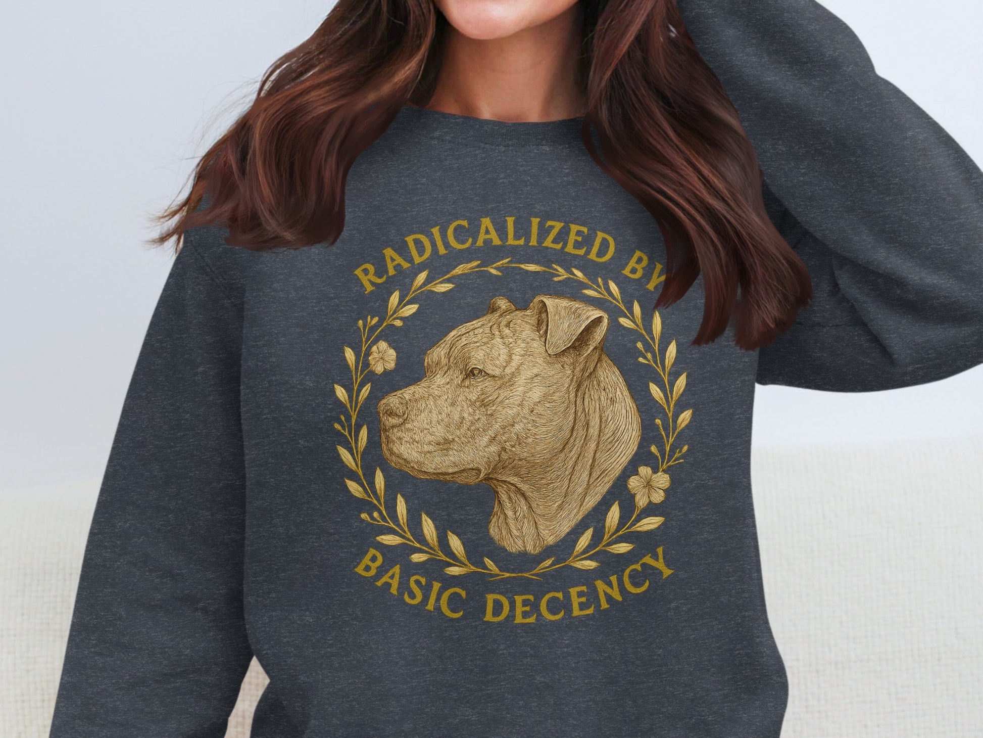 Radicalized By Basic Decency Sweatshirt product