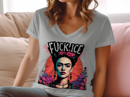 Frida Graphic Tee with Bold Statement