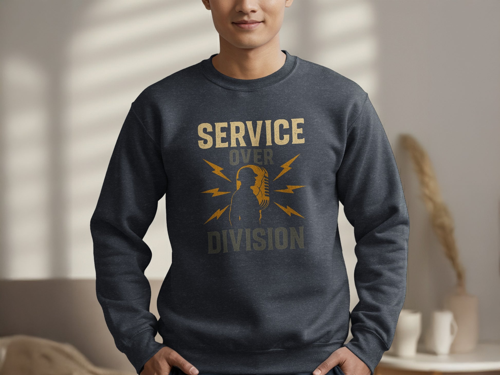 Service Over Division Graphic Sweatshirt product