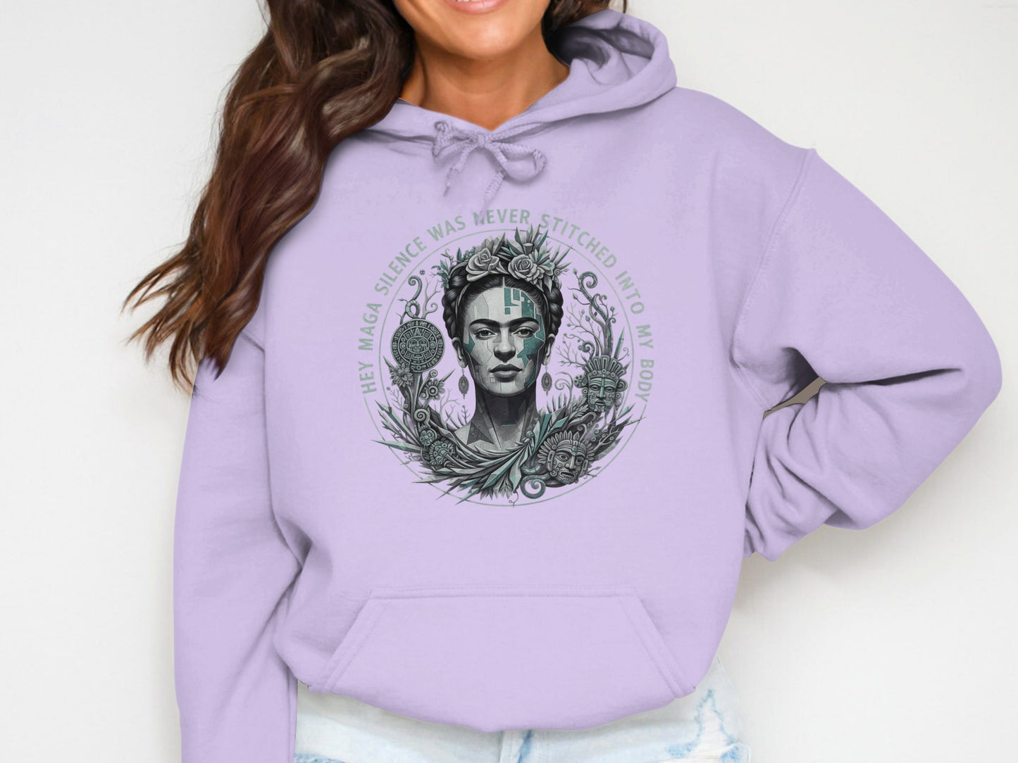 Frida Kahlo Hey Maga Silence Never Stitched Into My Body