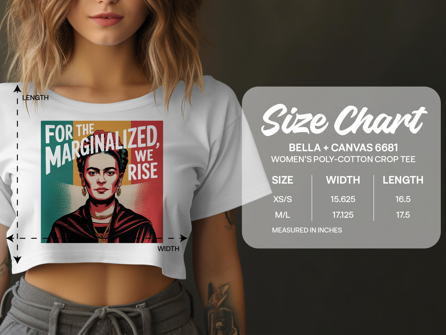 Bold Statement For The Marginalized Crop Tee product