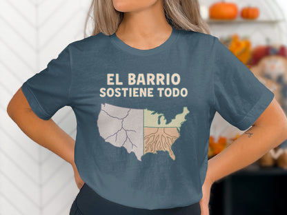 El Barrio Sostiene Todo Graphic T-shirt product