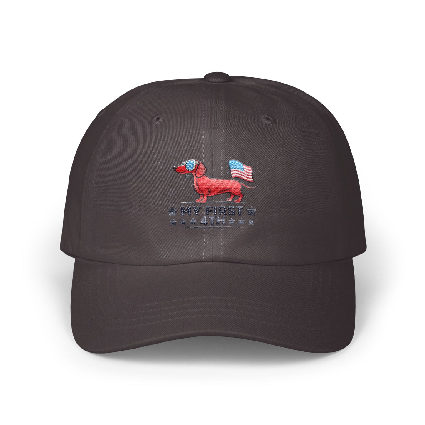 My First 4th Red Dachshund Embroidered Hat product