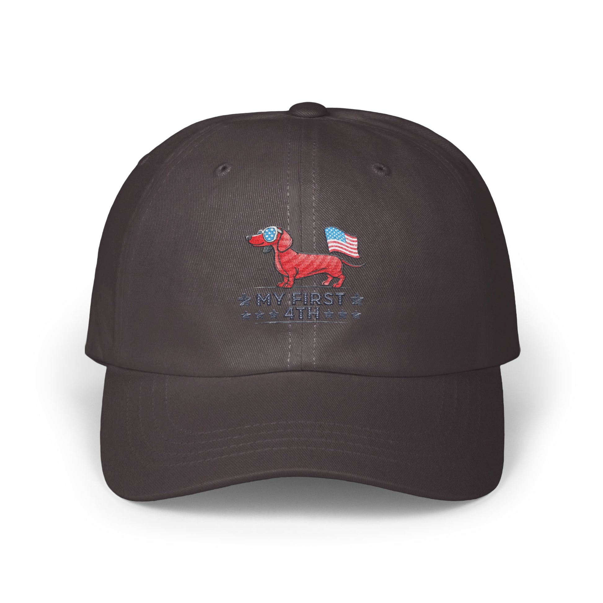 My First 4th Red Dachshund Embroidered Hat product