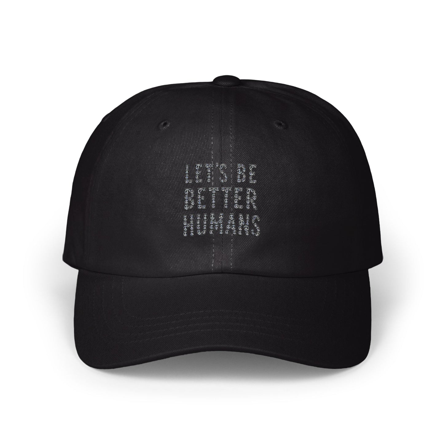 Let's Be Better Humans Black Baseball Cap product