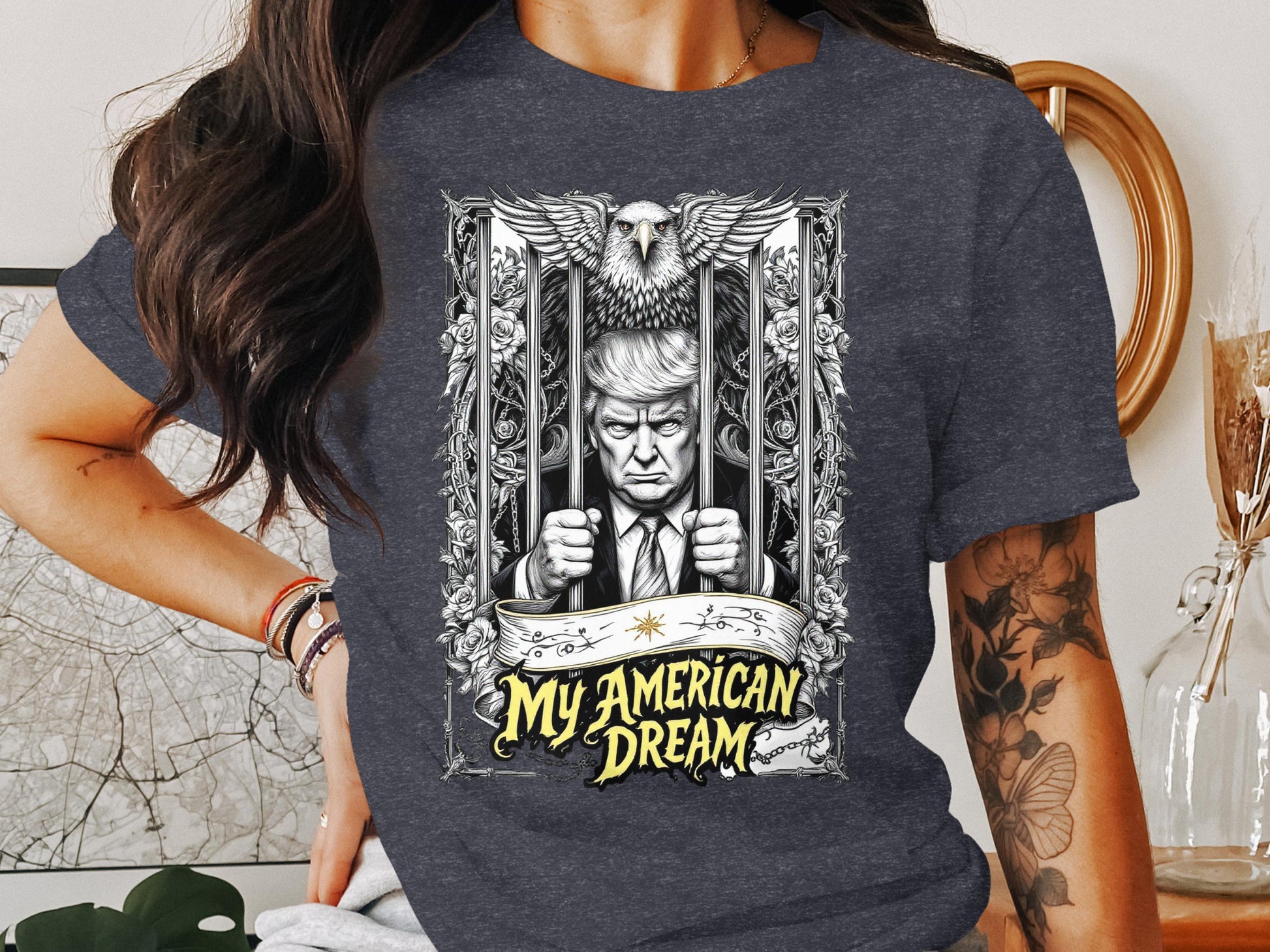 My American Dream design on comfortable t-shirt product type
