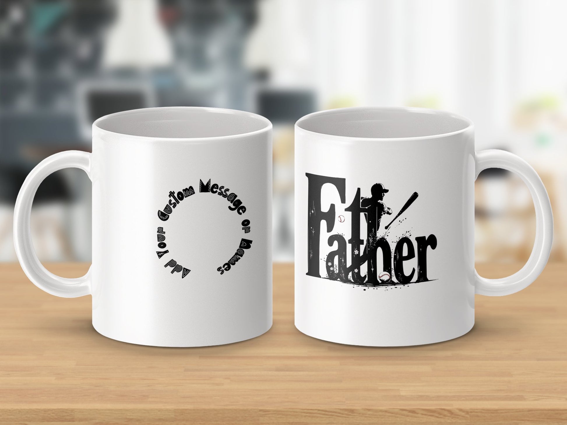 Personalized Father Mug with Custom Message Product