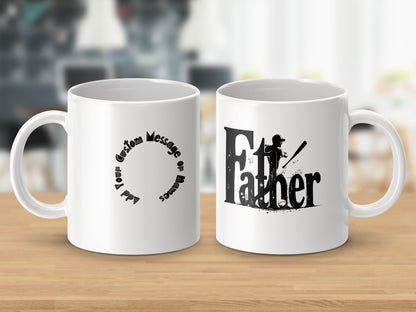 Personalized Father Mug with Custom Message Product