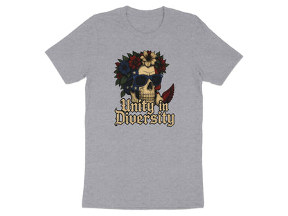 Unity in Diversity Skull with Flowers T-shirt