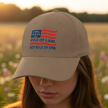 Rule of Law Not Rule of One Design Hat product type