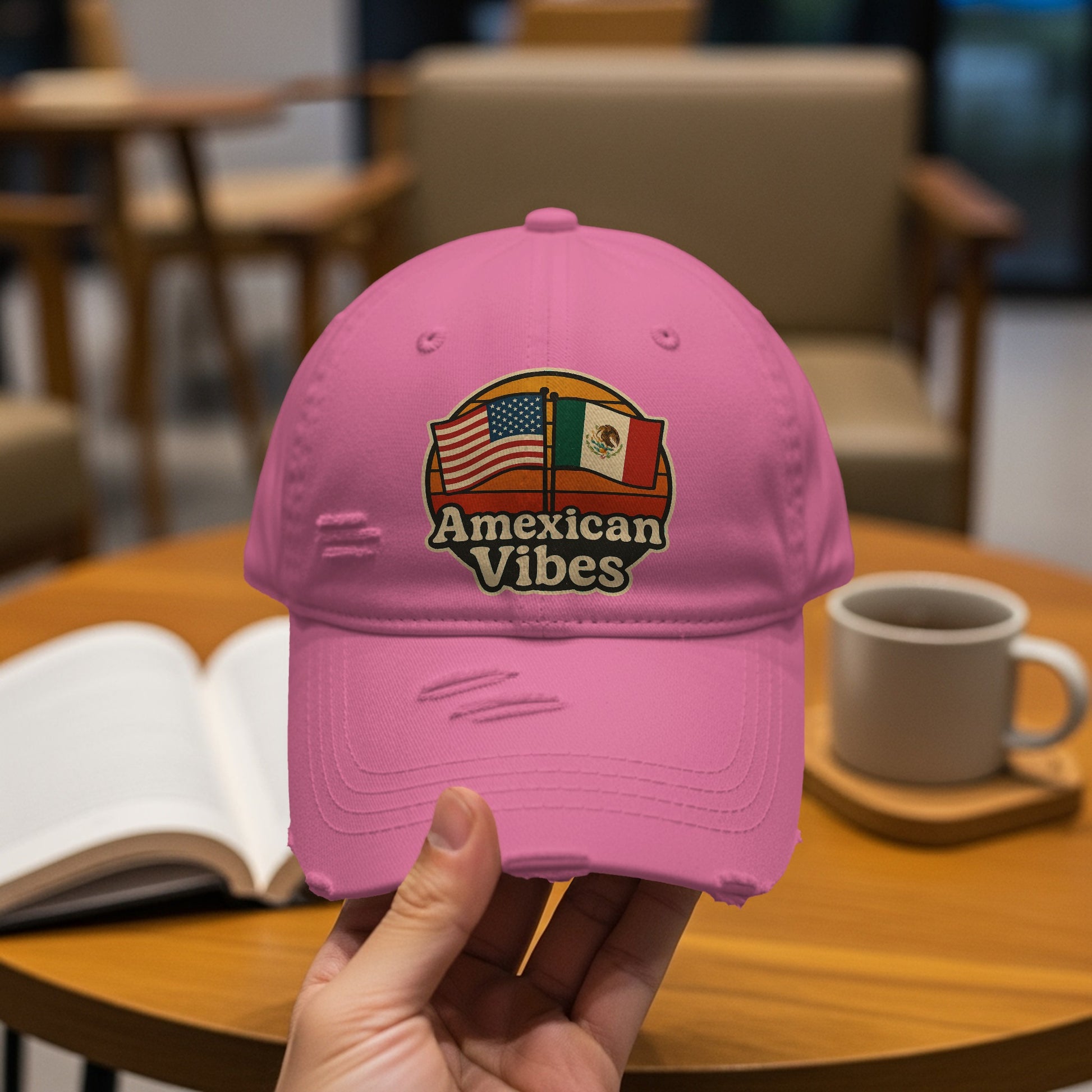American Mexican Vibes Adjustable Cap Hat product