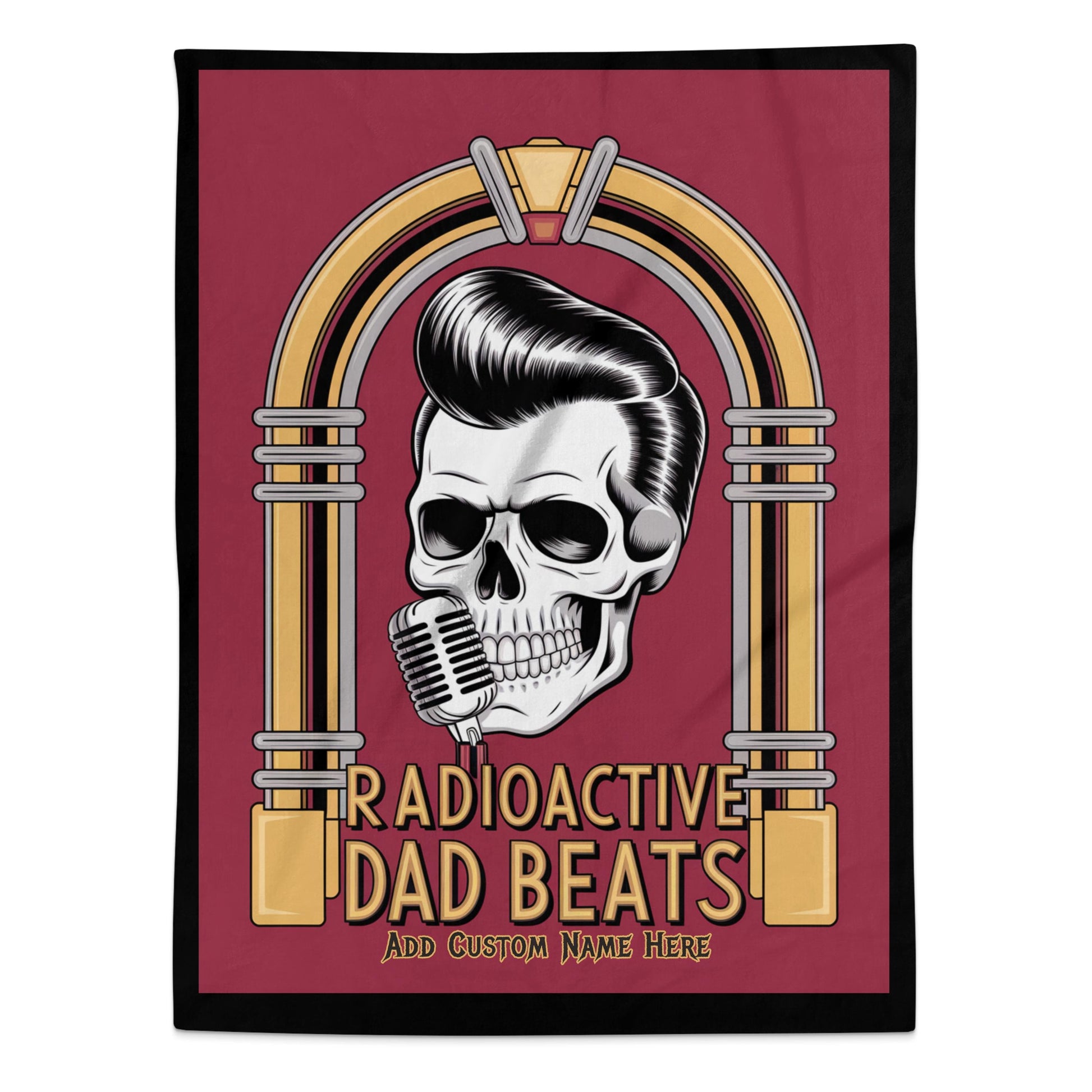 Radioactive Dad Beats Customizable Blanket product type