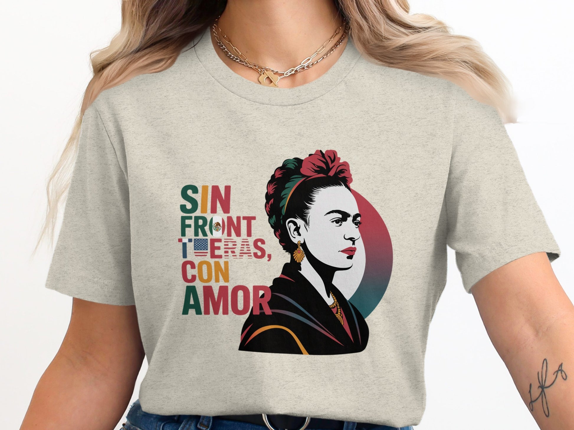 Colorful Artistic Portrait Graphic T-Shirt product type
