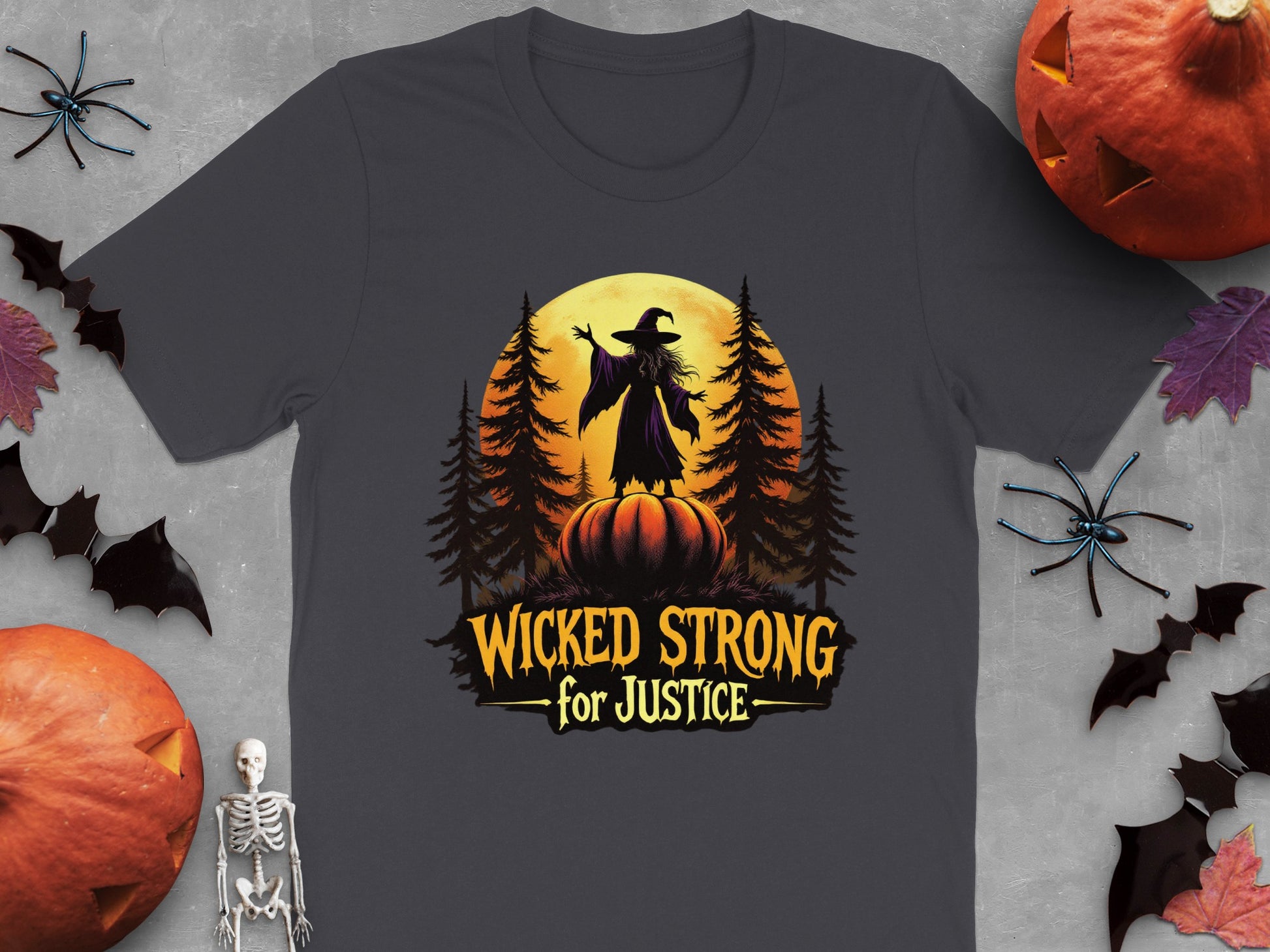 Wicked Strong for Justice Halloween themed product