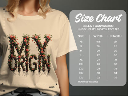 Floral My Origin Graphic Tee Shirt product type