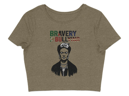 Bravery Not Bullying Graphic Crop Top product