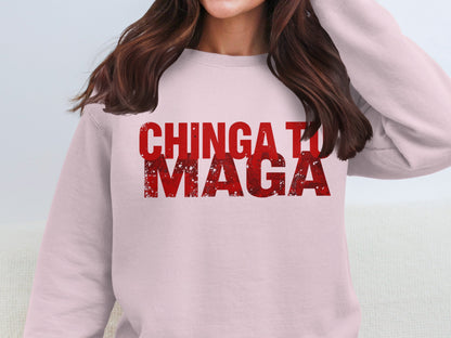 Chinga Tu Maga statement sweatshirt product