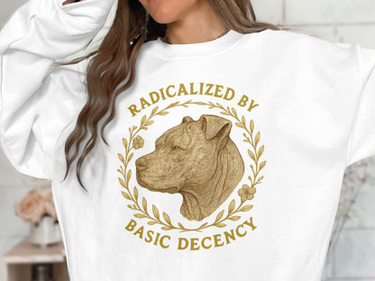 Radicalized by Basic Decency Graphic Shirt product